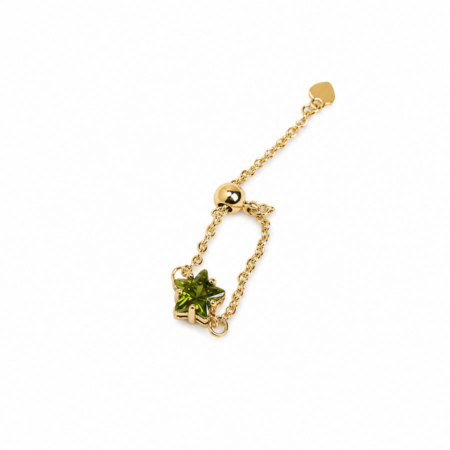 Emerald Star Ring
