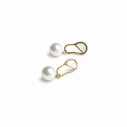 Pearl Hoop Earrings