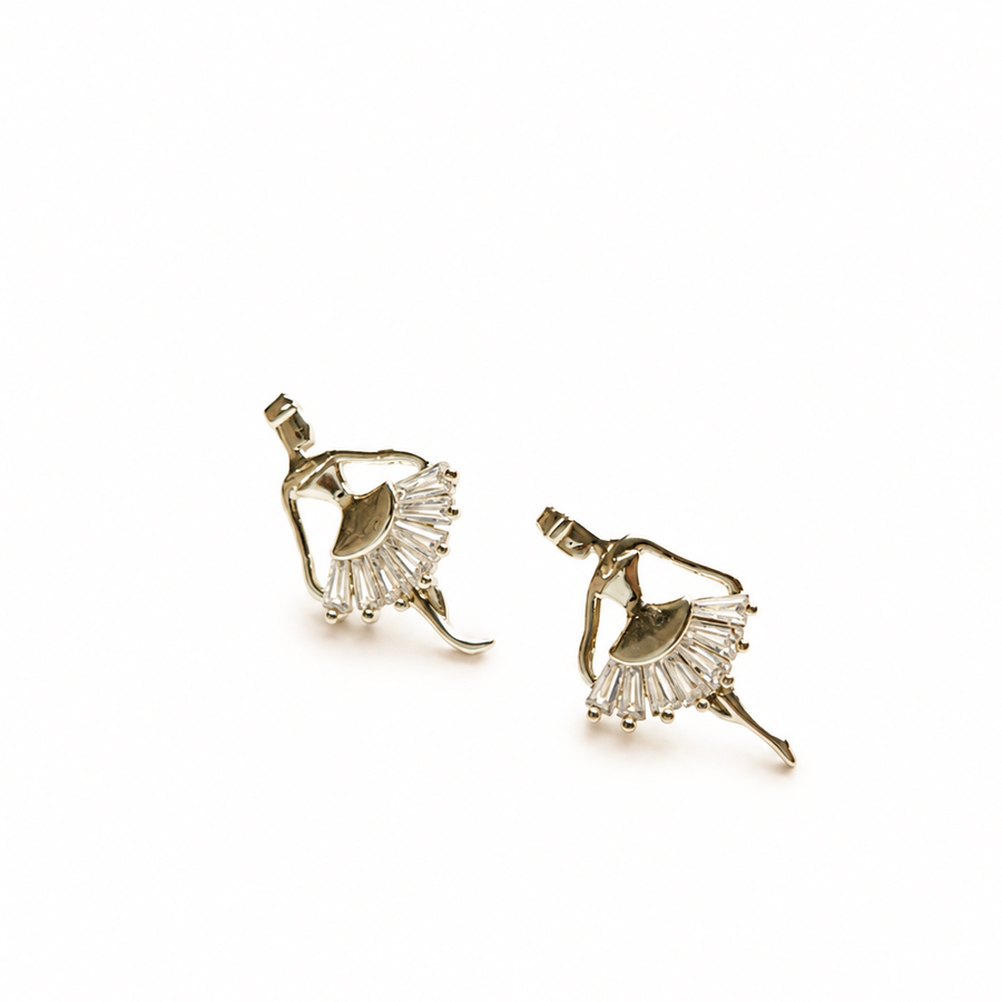 Ballerina Stud Earrings