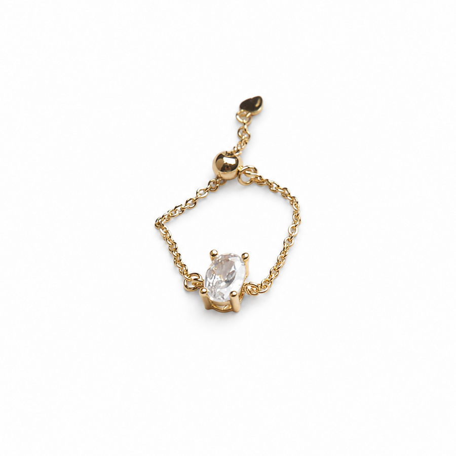 Luna Solitaire Ring
