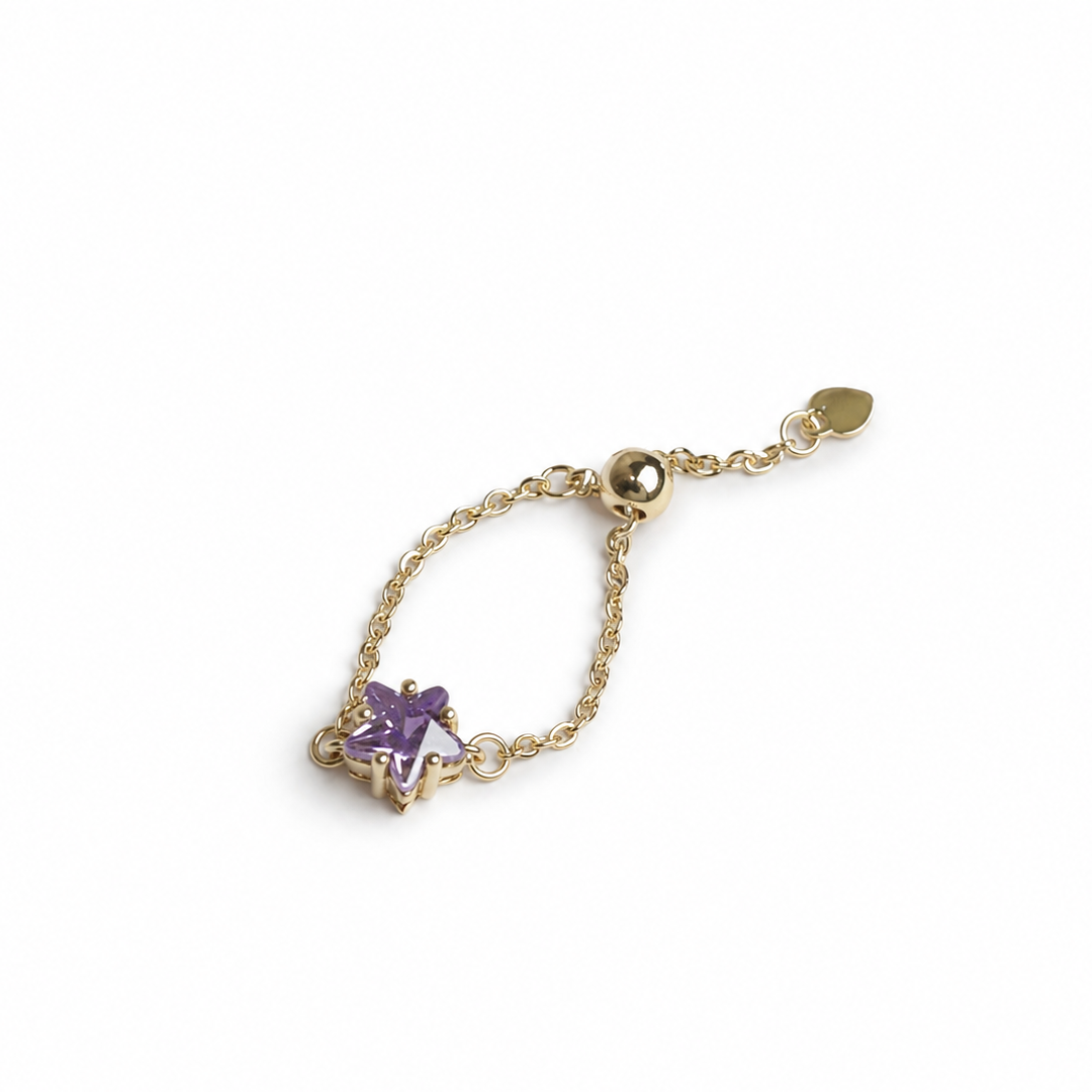 Violet Star Ring