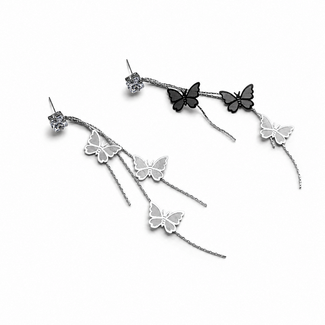 Butterfly Drop Earrings