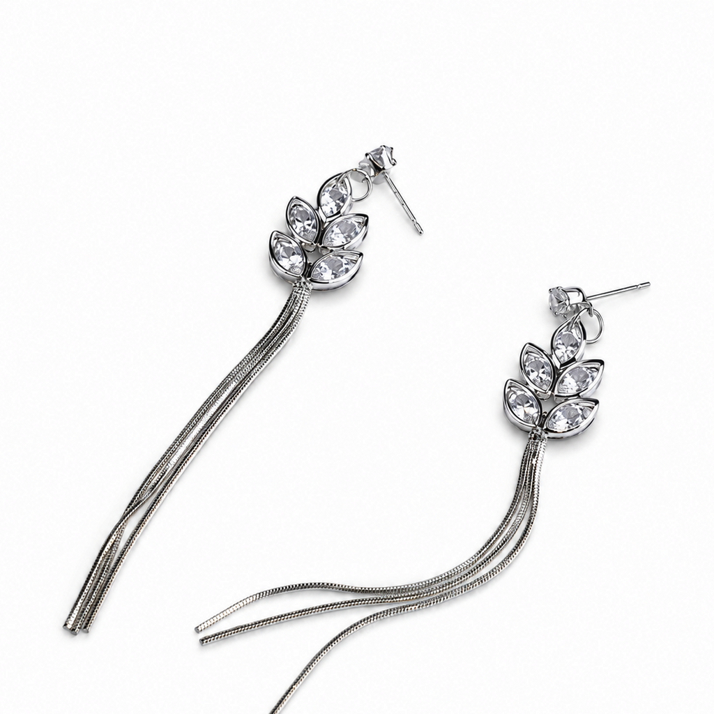 Leaf Tassel Danglers