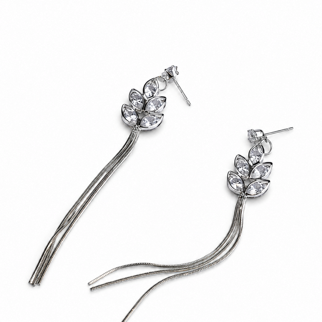 Leaf Tassel Danglers