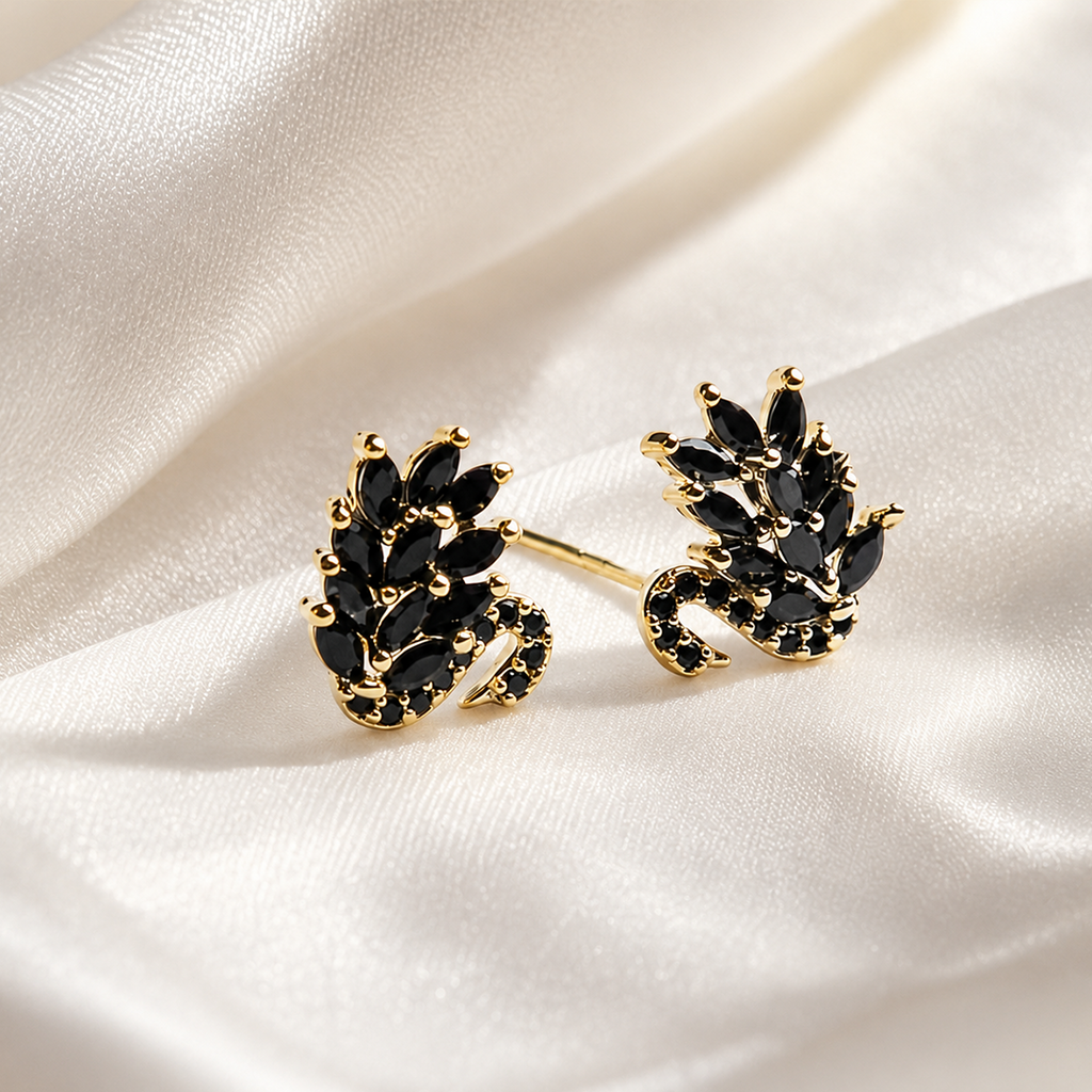 Black Swan Earrings