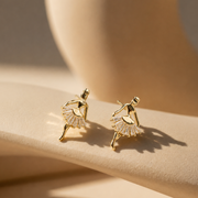 Ballerina Stud Earrings