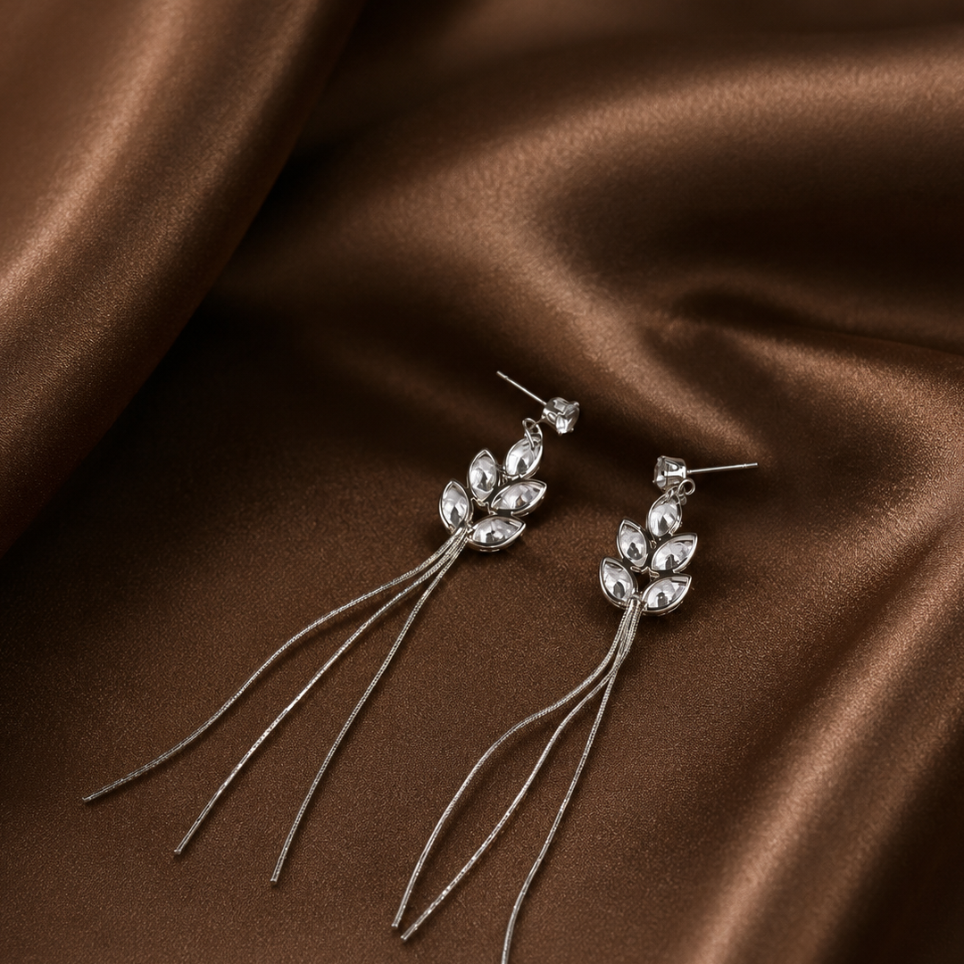 Leaf Tassel Danglers