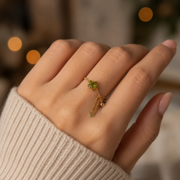Emerald Star Ring
