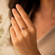 Violet Star Ring