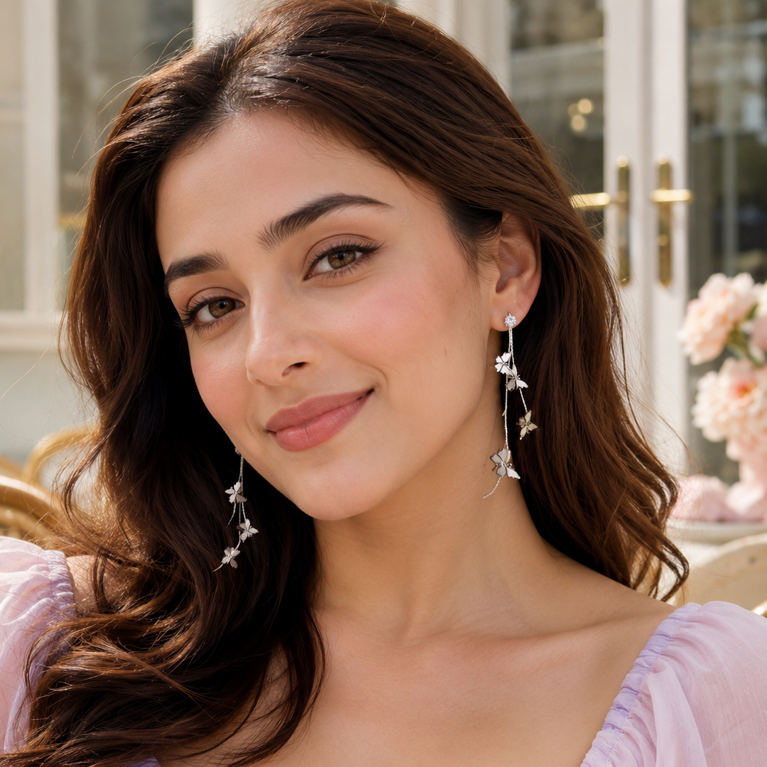 Butterfly Drop Earrings