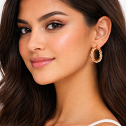 Classic Twist Gold Hoops