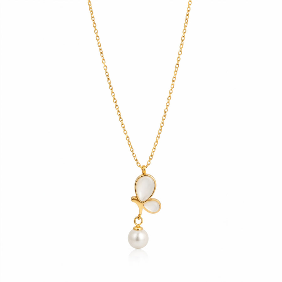 Pearl Flutter Drop Pandent