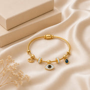 Evil Eye Charm Bangle