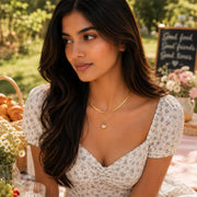 Ivory Heart Pendant with Chain with pendant