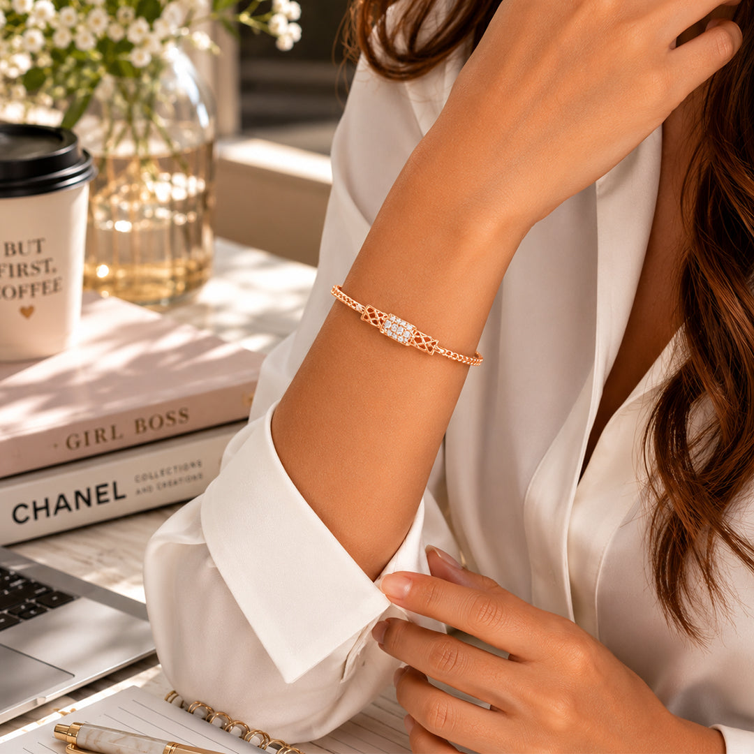 Celeste Rosè Bangle