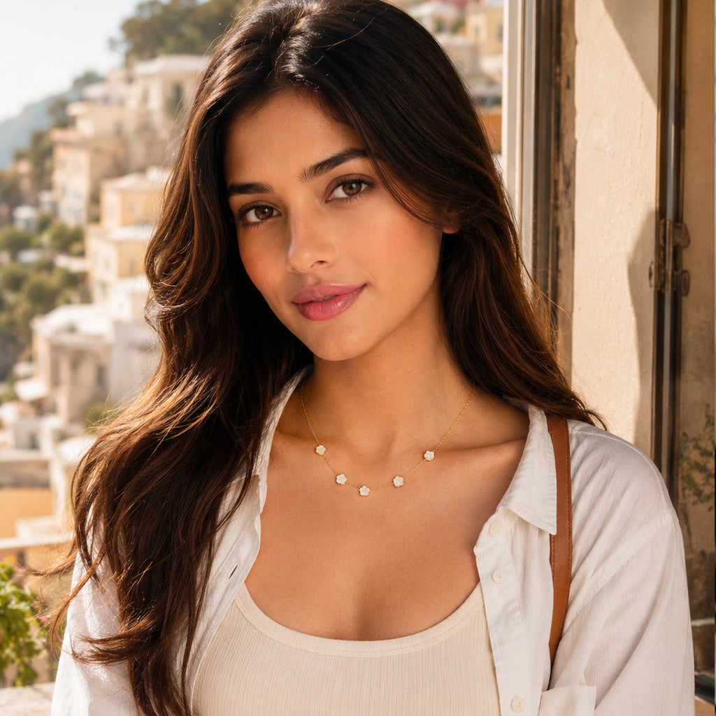 LunaBloom Clover Charm Necklaces