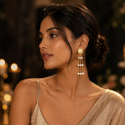Shell Drop Elegance Earrings