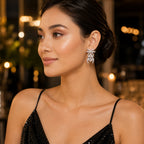 Crystal Grace Bow Earrings