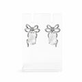 Crystal Grace Bow Earrings