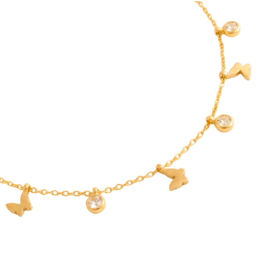 Flutter Muse Butterfly Charm Necklaces