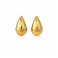 Golden Teardrop Statement Earrings