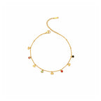 Aurelia Evil Eye Charm Anklet