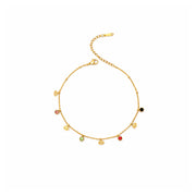 Aurelia Evil Eye Charm Anklet