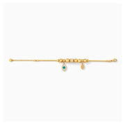 Golden evil eye charm Bracelet