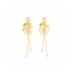 Dual Stone Sculpted Stud Earrings
