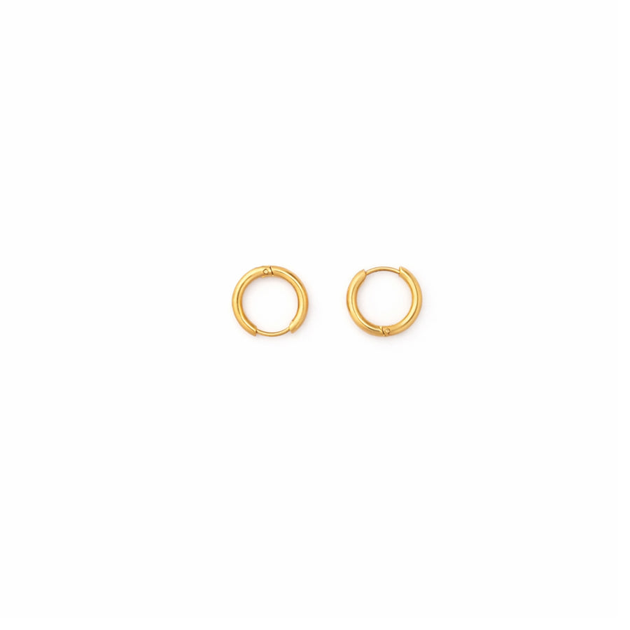 Sleek Luna Thin Huggie Hoops