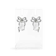 Crystal Grace Bow Earrings