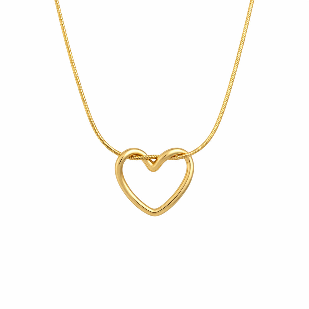 Intertwined Love Heart Pendant