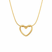 Intertwined Love Heart Pendant