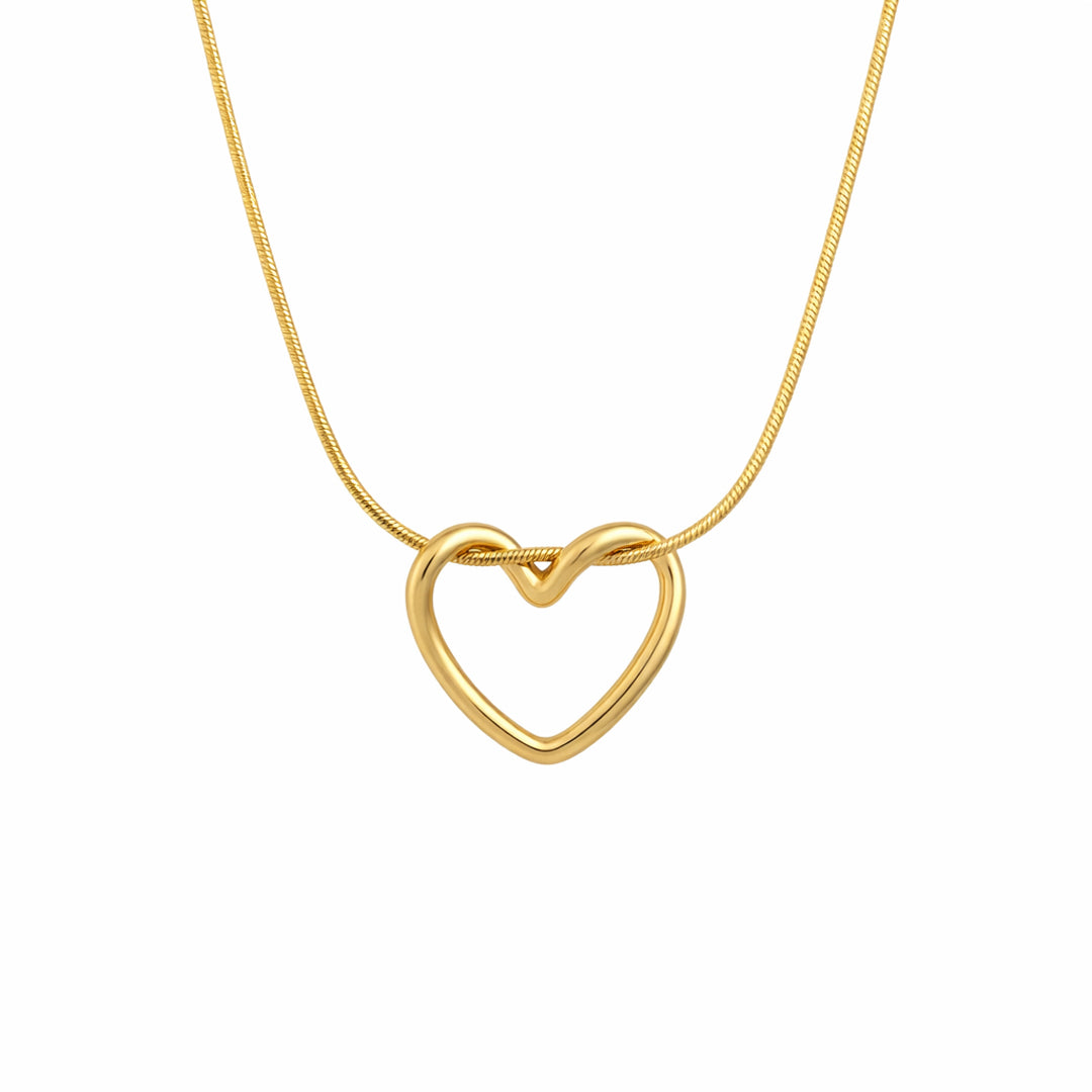 Intertwined Love Heart Pendant