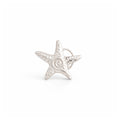 adjustable sterling silver starfish earcuff