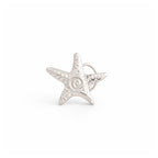 adjustable sterling silver starfish earcuff
