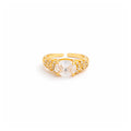 Regal Solitaire Adjustable Ring