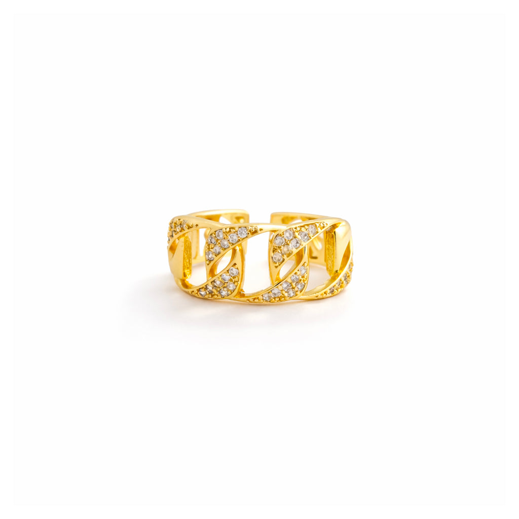 Linked Glow Adjustable Ring