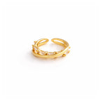 Linked Halo Adjustable Ring