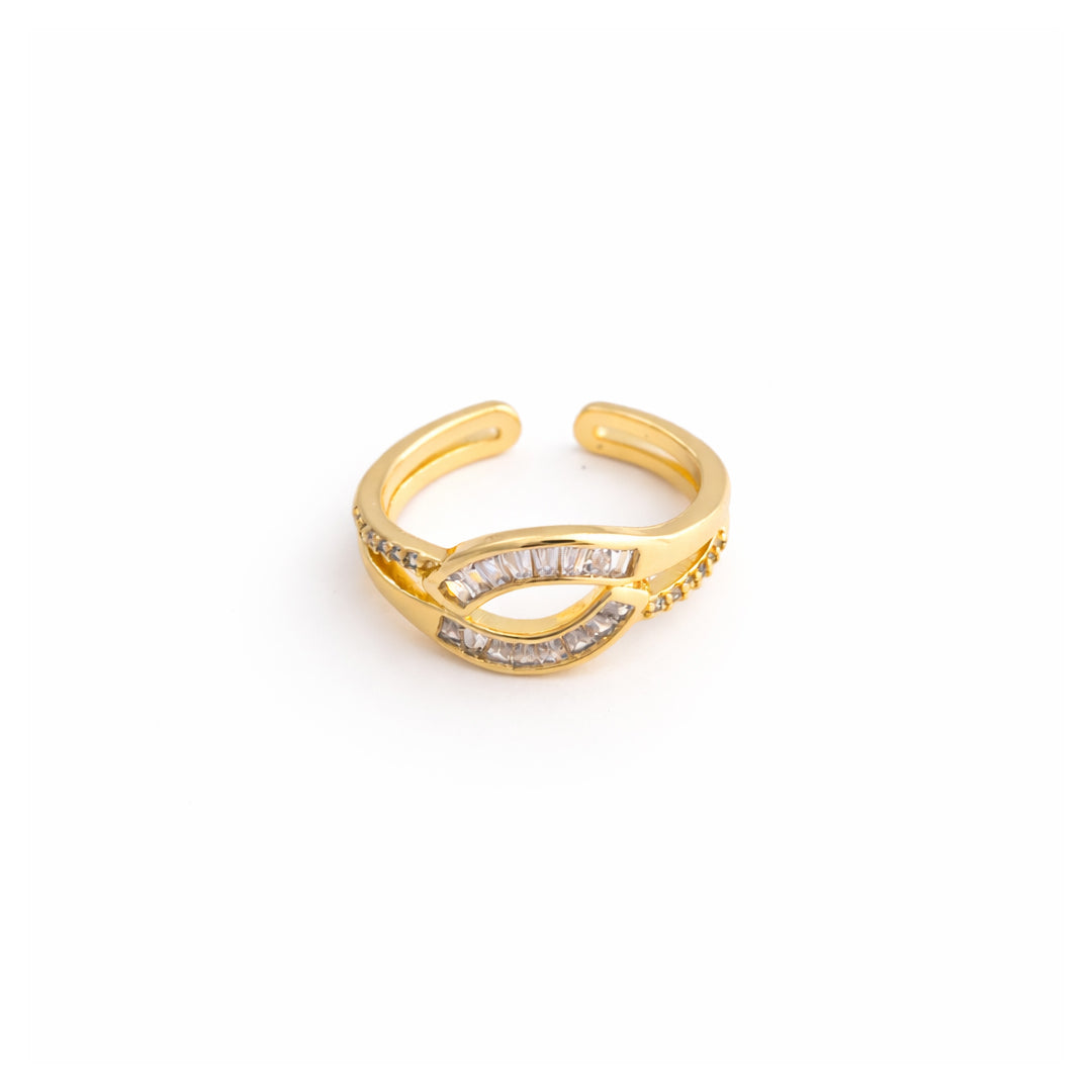 Eternal Curve Spark Ring