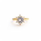 Classic Solitaire Adjustable Ring