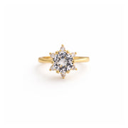 Classic Solitaire Adjustable Ring
