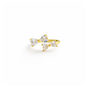 Twin Bow Adjustable Ring