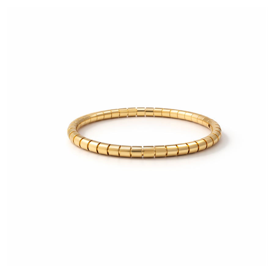 Celeste Textured Gold Bangle