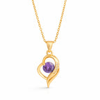 Midnight Swirl Blue Stone Pendant