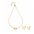 twisted heart Necklaces set