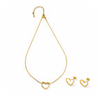 twisted heart Necklaces set
