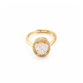 Twilight Loop Crystal Open Ring