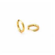 Sleek Luna Thin Huggie Hoops