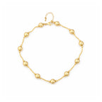 gold ball long Necklaces